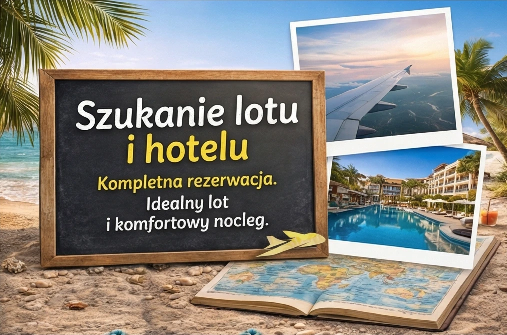 Szukanie lotu i hotelu